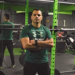 Χρήστος Γιουρούκος<br>Υπεύθυνος φυσικής κατάστασης<br>και πρόληψης τραυματισμών